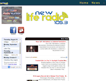 Tablet Screenshot of mynewliferadio.com